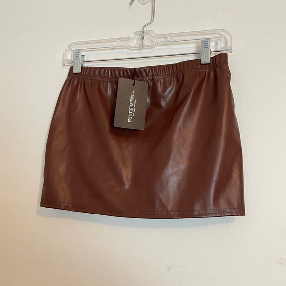 PrettyLittleThing Skirts Pretty Little Thing Vegan Leather Mini